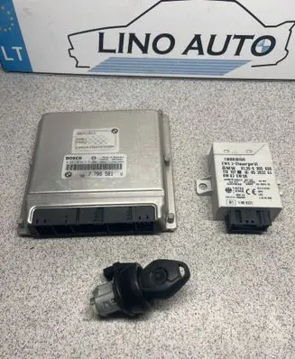 BMW 5 E39 Engine ECU kit and lock set 7786581 0281010314 61356905668