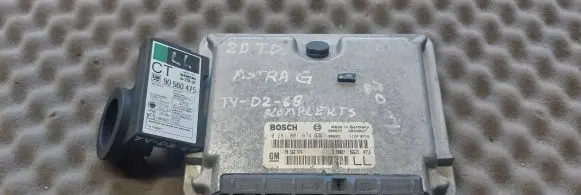 Opel Astra G Engine ECU kit and lock set 0281001674 90562574 28SA3627