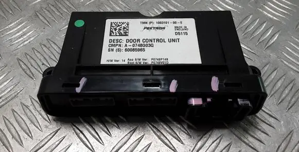 Tesla Model S Door control unit/module 100310100E A748G03Q