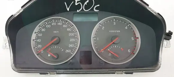 Volvo V50 Speedometer (instrument cluster) 69294980T
