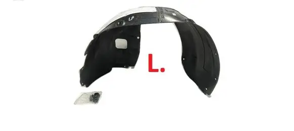 Front wheel arch liner splash guards