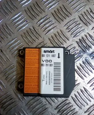 Smart ForTwo I Airbag control unit/module 0001211V007 993791001