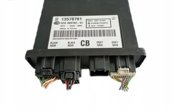 Chevrolet Cruze Keyless (KESSY) go control unit/module 13578781