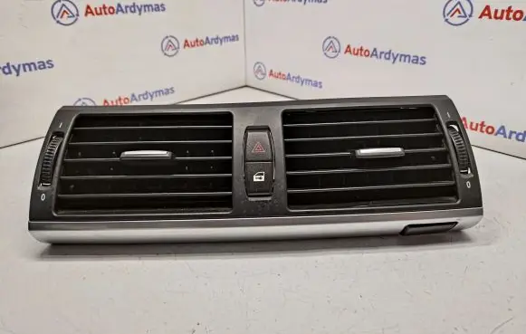 BMW X5 E70 Dash center air vent grill 7161801 64227161801