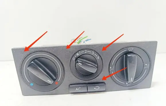 Volkswagen Golf IV Climate control unit 1J0820045F