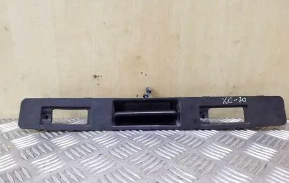 Trunk door license plate light bar