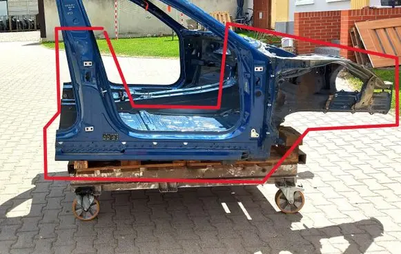 Porsche Taycan 9J1 Front quarter panel PORTAY