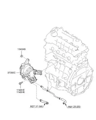 KIA Ceed Central body control module 1339710007K