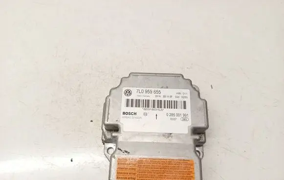 Volkswagen Touareg I Airbag control unit/module 7L0959655 0285001991