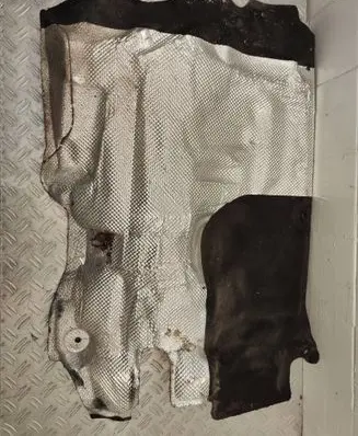 Heat shield in engine bay