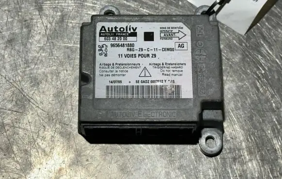 Peugeot 607 Airbag control unit/module 9656481880