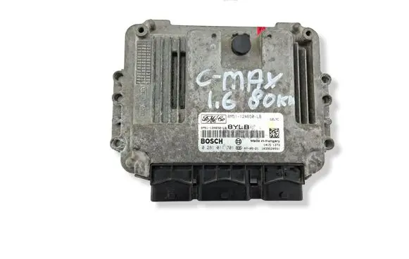 Ford Focus C-MAX Engine control unit/module 8M5112A650LB 8M51-12A650-LB 0281011701