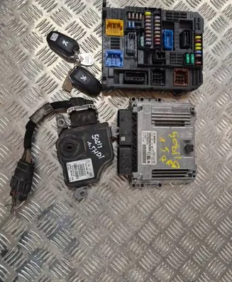 Peugeot 508 II Engine ECU kit and lock set 9826975080 0281037198 9841351080