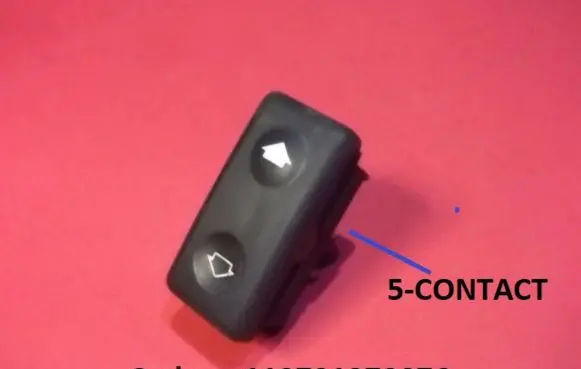 BMW 5 E34 Electric window control switch 112791379076