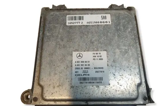 Mercedes-Benz Sprinter W906 Engine control unit/module ECU A6519000601 A6519019400 28277619