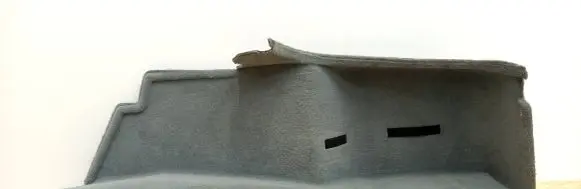 Trunk/boot lower side trim panel