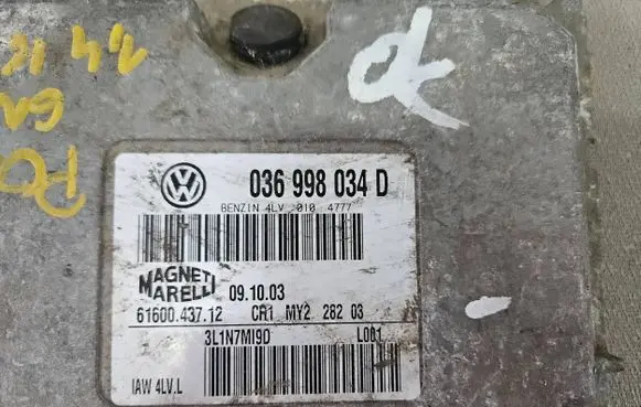 Volkswagen Polo III 6N 6N2 6NF Engine control unit/module 036998034D 6160043712 3L1N7M19D