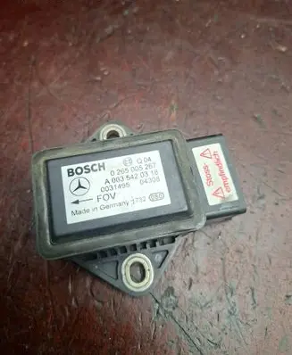 Mercedes-Benz A W169 ESP acceleration yaw rate sensor 0265005267 0031495 A0035420318