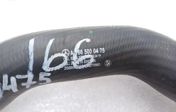 Mercedes-Benz GLE (W166 - C292) Engine coolant pipe/hose A1665000475