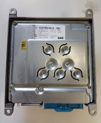 Mercedes-Benz EQS X296 Sound amplifier A2979003619 A2979010704