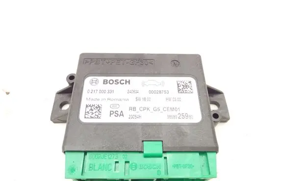 Peugeot 5008 II Parking PDC control unit/module 9858925980 00028753 0217000331