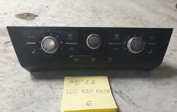 Audi A6 S6 C7 4G Climate control unit 4G0820043N
