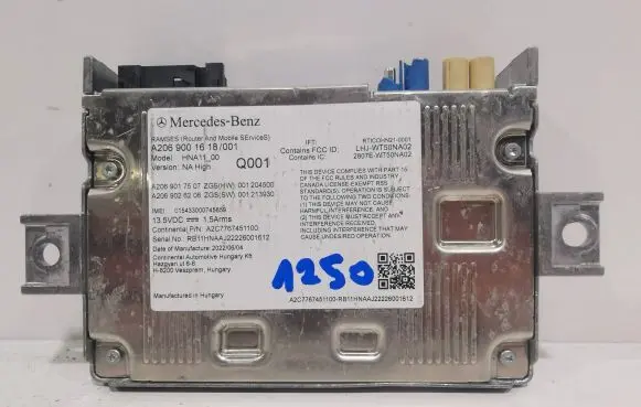 Mercedes-Benz C W205 Other control units/modules A2069001618