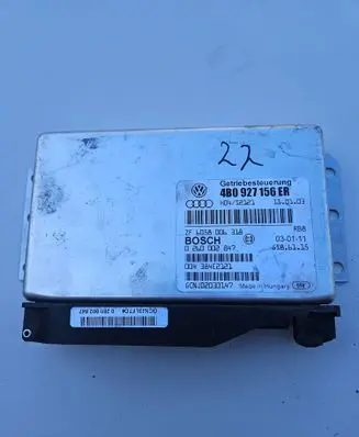Audi A6 S6 C5 4B Gearbox control unit/module 4B0927156ER 0260002847