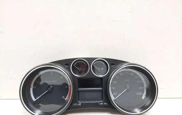Peugeot 308 Speedometer (instrument cluster) 9665107480 503001550311