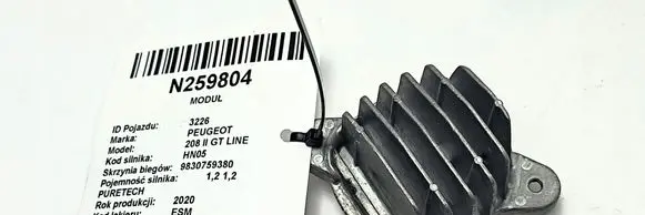 Peugeot 208 II Xenon control unit/module 