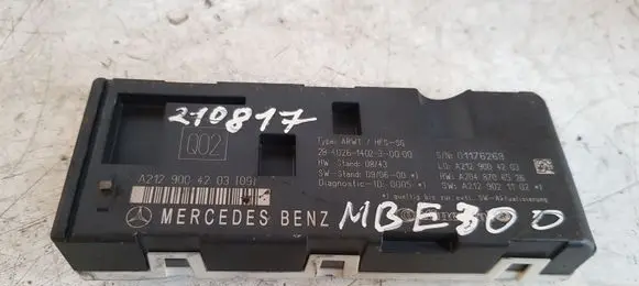 Mercedes-Benz E W212 Hand brake control module 2129004203