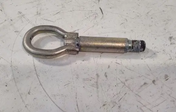 Towing hook eye