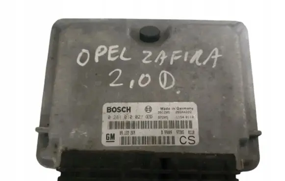 Opel Zafira A Engine control unit/module 0281010021