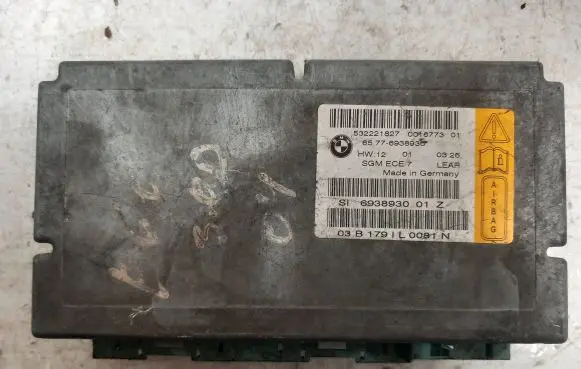 BMW 5 E60 E61 Airbag control unit/module 6938930 03B1791L008TN