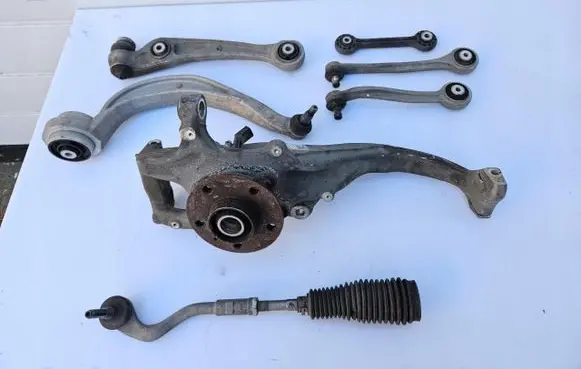 Audi A6 S6 C7 4G Front wheel hub spindle knuckle 4G0407241