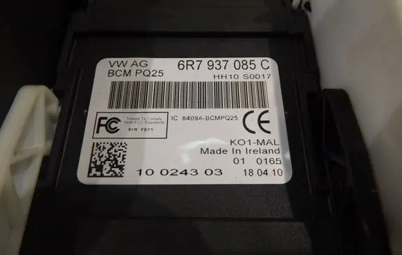 Skoda Fabia Mk2 (5J) Comfort/convenience module 6R7937085C
