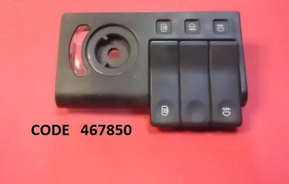 Fog light switch