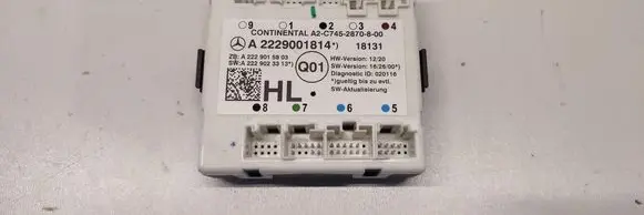 Mercedes-Benz GLC C253 Door control unit/module A2229001814