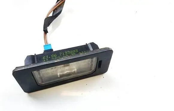 BMW X1 E84 Number plate light 65201 63.267193293