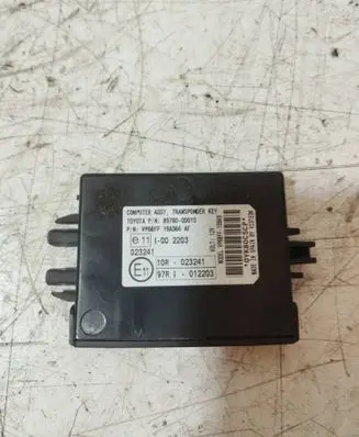 Toyota Yaris Immobilizer control unit/module 897800D010 19A366AF