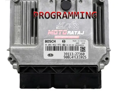 KIA Carens II Engine control unit/module 3911327360 39113-27360 0281012971