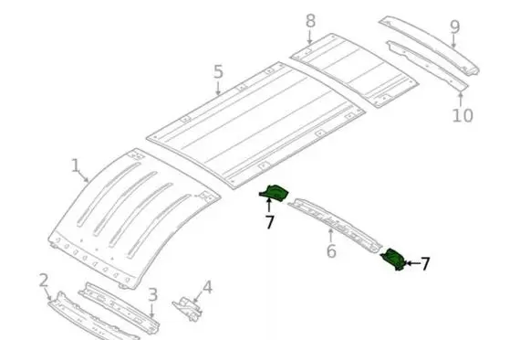 Ford Transit Rear quarter panel ck4z-61502e28-d