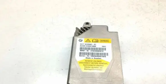 BMW 5 F10 F11 Airbag control unit/module 9239985 65779239985