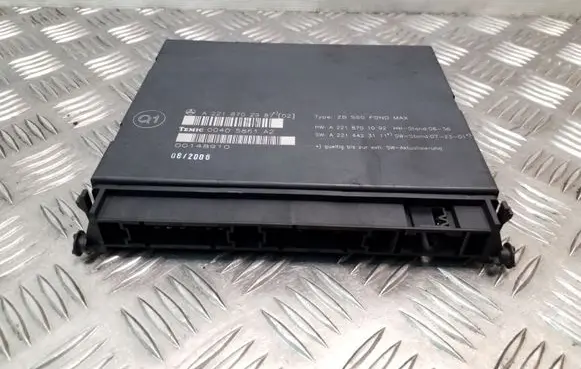 Mercedes-Benz S W221 Seat control module A2218702987 A2218701092 A2214423111