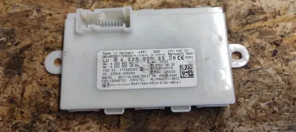 Mercedes-Benz C W205 Keyless (KESSY) go control unit/module A2229003308 A2229016202 A2229021608