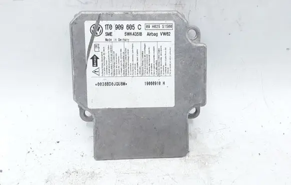 Volkswagen Touran I Airbag control unit/module 1T0909605C 5WK43518