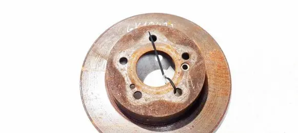 Mercedes-Benz C W203 Rear brake disc neventiliuojamas