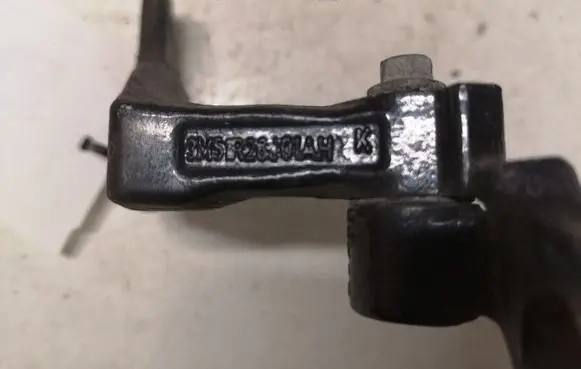 Ford C-MAX I Rear door upper hinge 3M51R28801AH