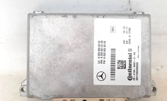 Mercedes-Benz SL R231 Other control units/modules A0009000002 A0009019100