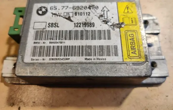 BMW 7 E65 E66 Airbag control unit/module 65776920470